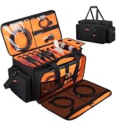 Large Dj Cable Bag with Laptop and Microphone Pocket, Dj Bag for Equipment and Music Accessories ...
