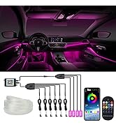 Car Interior Led Kit, WEBUPAR Car Accessories 10 in 1 Ambient Lighting Kits with APP Control, 315...