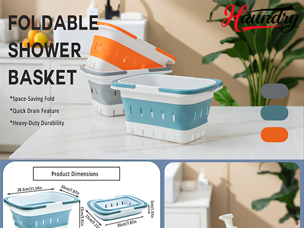 Haundry Portable Shower Caddy Basket