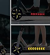 Reflective stickers for scooter