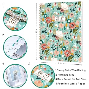 monthly planner 2026-2027