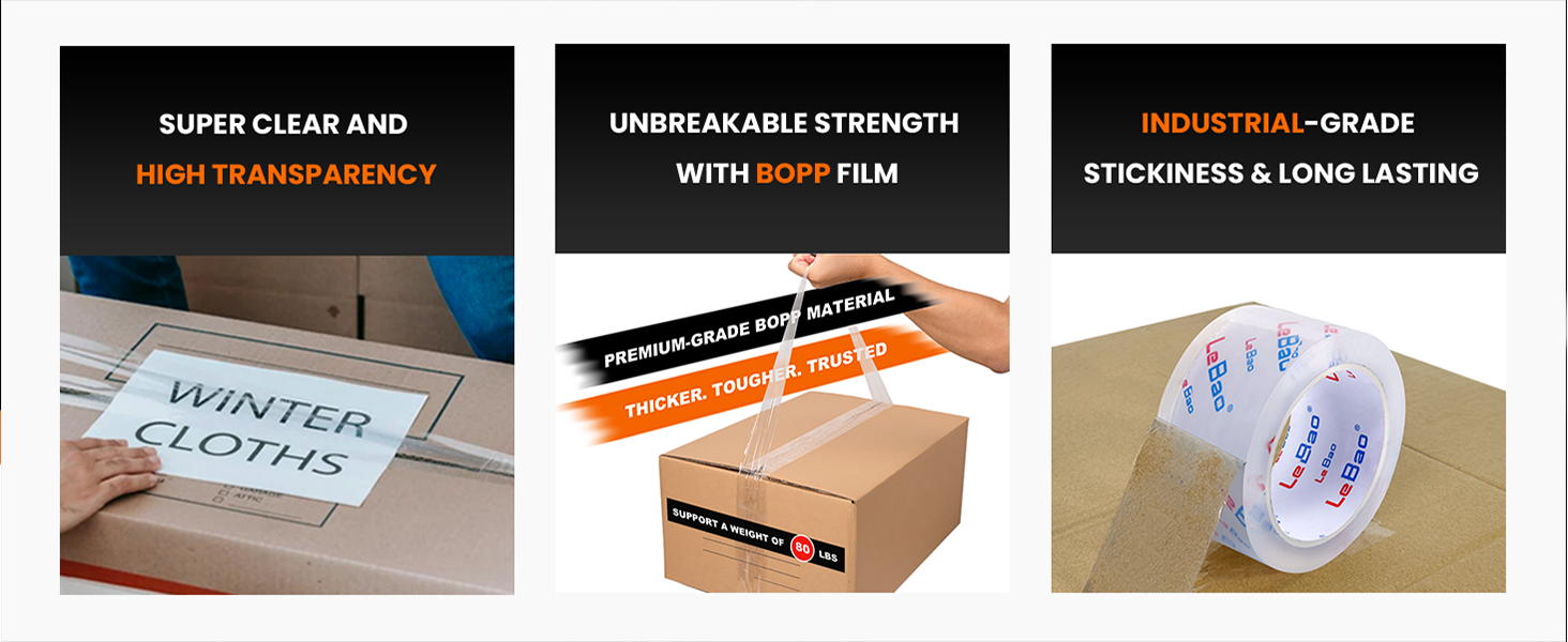 clear tape heavy duty