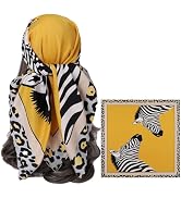 CODCOS Women's Square Silk Like Head Scarf Large 35 inch Silk Feeling Hair Wrapping Satin Scarves...