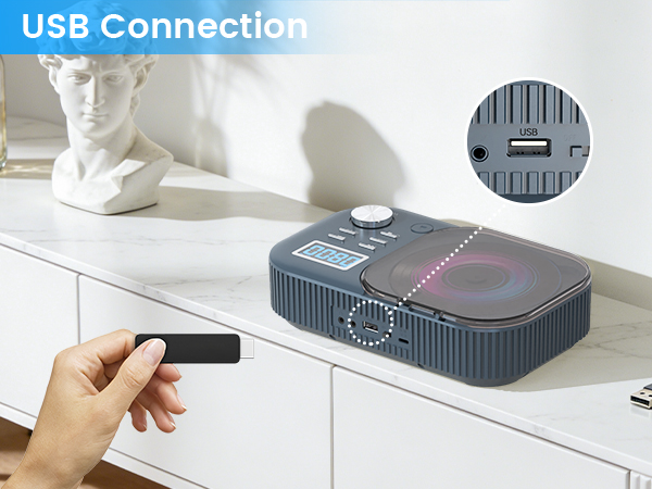 cd player with bluetooth transmitter