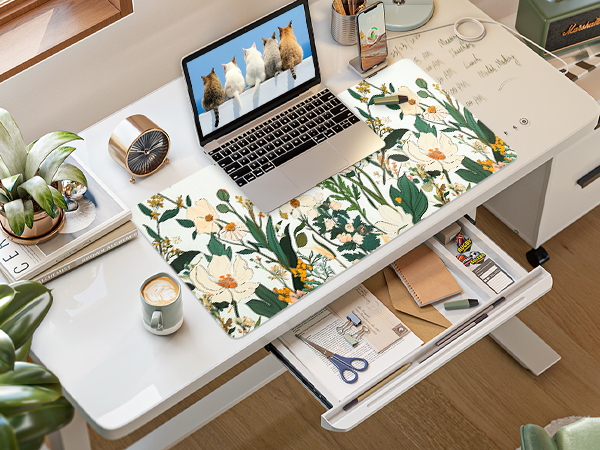 desk mat for keyboard and mouse