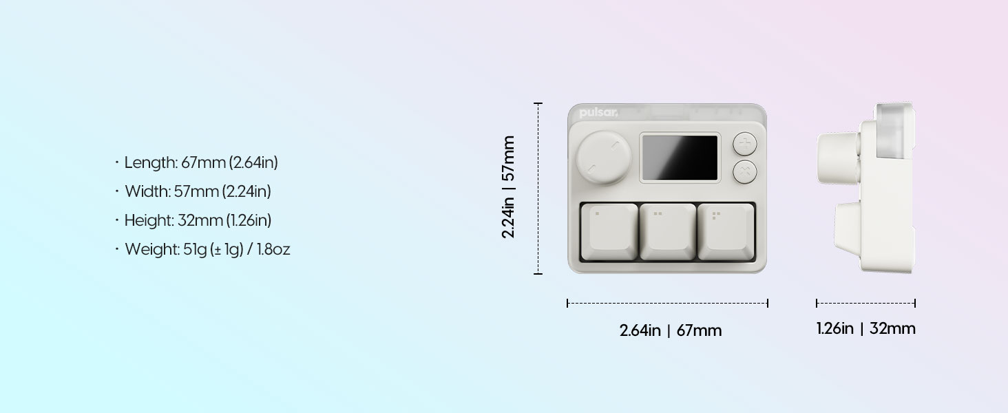 Pulsar Lab XPad Mini White