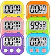 ZILLEEN Classroom Timers for Kids Classroom Magnetic Digital Kitchen Timers for Cooking Teachers ...