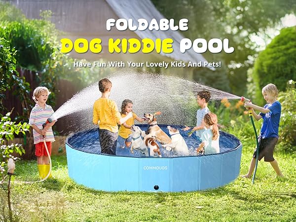 large foldable pool for dog kids