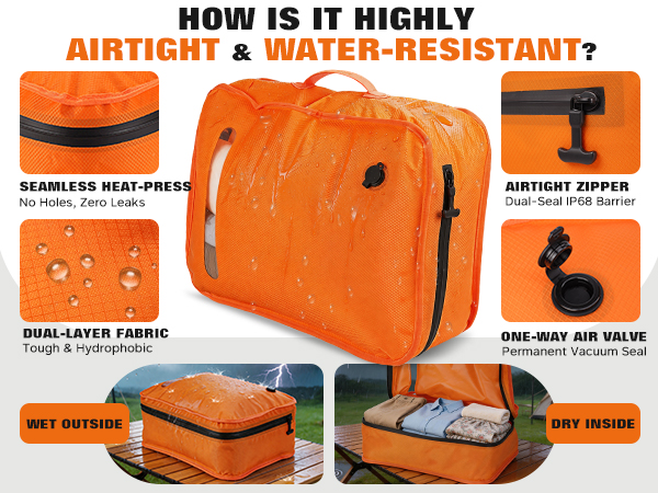reusable vacuum storage bags electric pump vacuum bags packing bags for travel travel packing bags