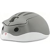 Wireless Mouse Bluetooth Cute Hamster Shape Kawaii Fun Portable Silent Lightweight Quiet Cordless...