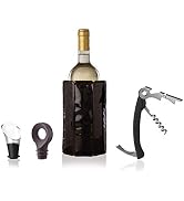Vacu Vin Wine Set Classic – 4-Piece Wine Saver & Pourer Gift Set | Includes Wine Pump, 2 Stoppers...