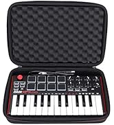 LTGEM Travel Hard Carrying Case for Akai Professional MPK Mini MK3 / MPK Mini Play MK3 / MPK Mini...