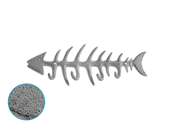 fish bones wall mounted towel rack comfify