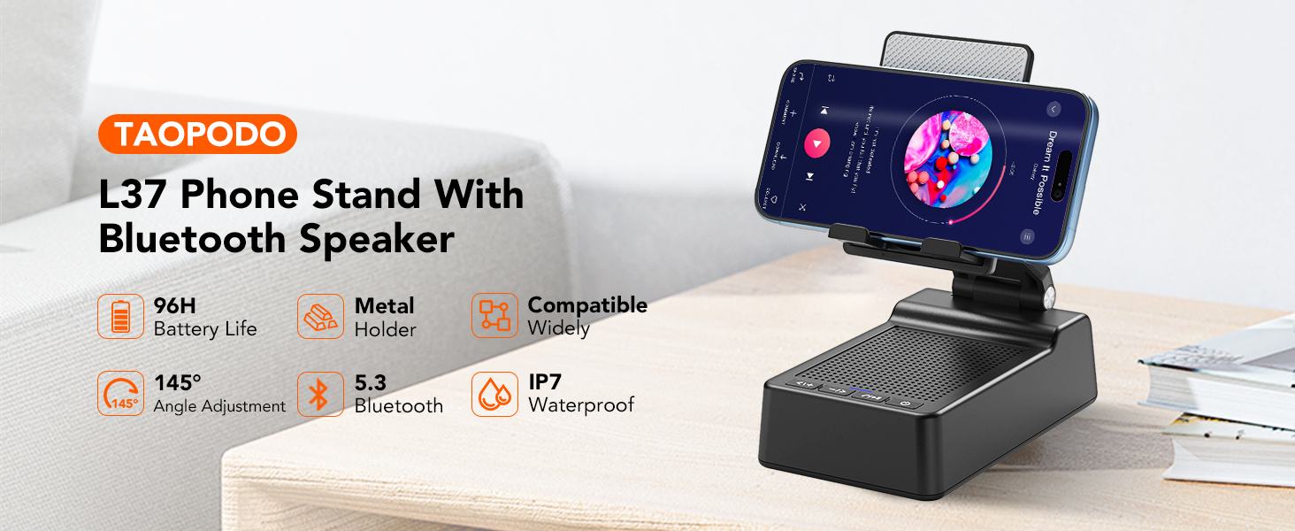 phone stand speaker