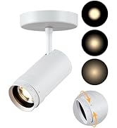 Opulux 9W LED Zoomable Ceiling Spotlight, Dimmable, Adjustable Beam Angle 10-55°, Swivel, CRI 97,...