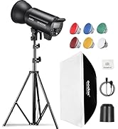 Godox DP400III-V Strobe Light Photography Kit, 400Ws GN87 Studio Flash Light for Photography,2.4G...