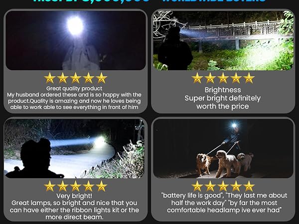 head lamp rechargeable led