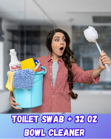 toilet swab and bowl cleaner