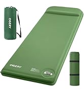 OGERY Self-Inflating Sleeping Pad with Built-in Foot Pump, 3" Memory Foam Camping Mattress for Si...
