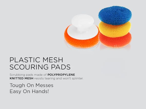 stick washing sponge pads detergent ninja scrubbies circle greener copper stainless steel kitchen