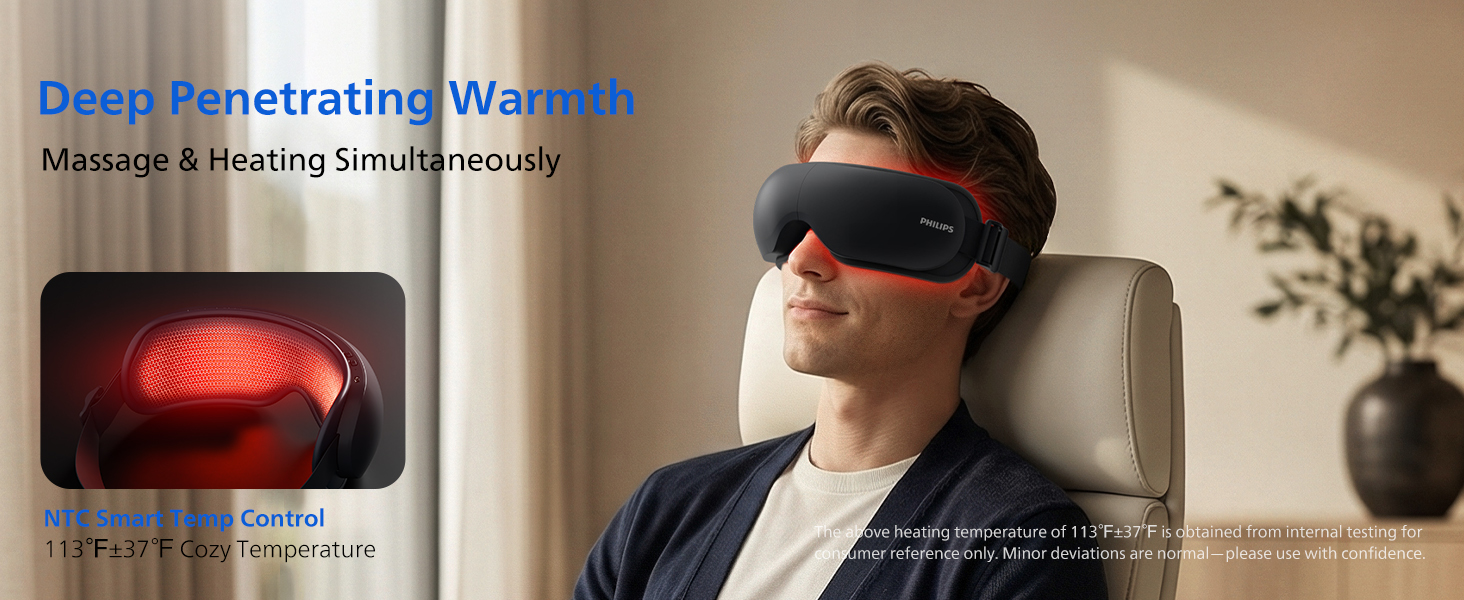 eye massage with heat