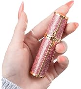 Gemice Perfume Travel Refillable Atomizer, Luxury Glitter Bling Bottom Filling Perfumes Bottle, M...