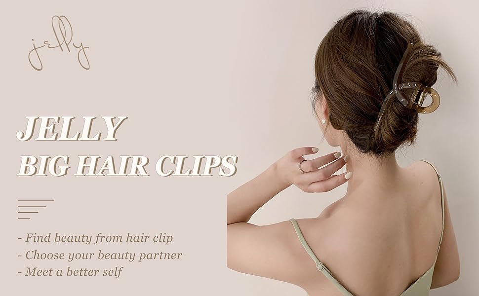 jelly hair clip