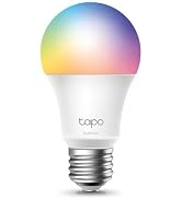 Tapo Multicolor Dimmable Smart Light Bulbs, L531E, A19 E26, 800LM | 16M Colors RGBW, Alexa Frustr...