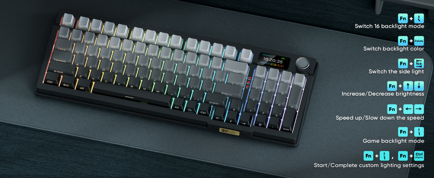 rgb BACKLIGHT gaming keyboard