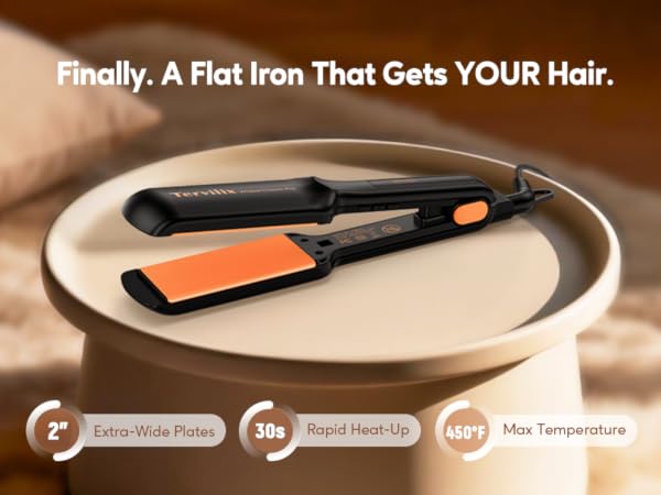 flat iron for natural hair