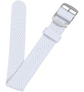 OLYCRAFT Nylon Watch Band Replacement Watch Band One-Piece Braided Watchband for Men Women Watche...