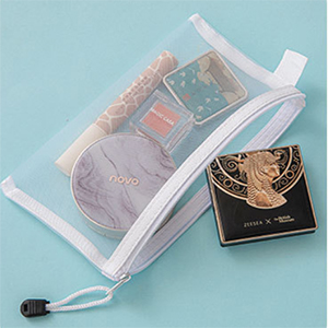 mesh zipper pouch bags
