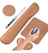 ABRONDA Office Ergonomic Memory Foam Computer Mouse and Keyboard Wrist Rest pad Support Carpal Tu...