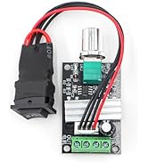 RioRand Small PWM DC Motor Speed Controller - for 6V 12V 24V 28V 3A 80W Low-Voltage Gear Motors w...