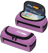 ECHSRT Jumbo Pencil Case Organizer for Men Women, Extra Large Capacity Pencil Pouch, Sturdy Porta...