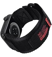 Nereides Compatible with Apple Watch Band Series 9/8/7/6/5/4/3/2/1/SE/SE2/Ultra 1/2, Nylon Sports...
