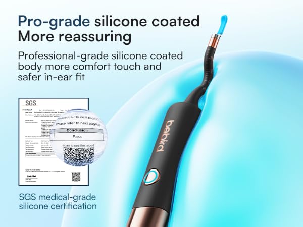Professional-grade silicone coated body more comforttouch and safer in-ear fit