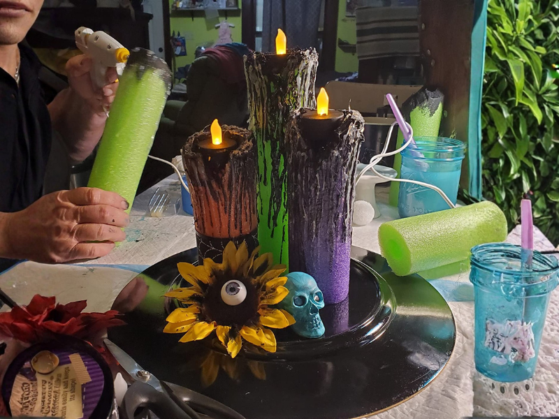 Black Hot Glue Sticks_creative project