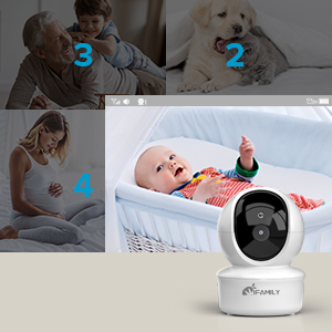 baby monitor muilt camera
