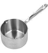 Butter Warmer, 300ml Mini Milk Warmer Pot Stainless Steel Coffee Pots Saucepan Butter Melting Pot...