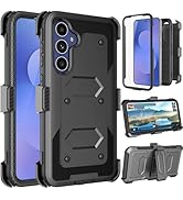 Takfox Galaxy S25 FE 5G Case, for Samsung S25 FE Belt Clip Holster Phone Case [Built-in Screen Pr...