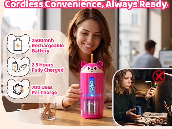 pencil sharpener battery operated
