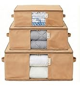 Cedar Storage Bag Organizer for Bedding Set - Protects from Moths, Moisture, Dirt & Dust - Set of...