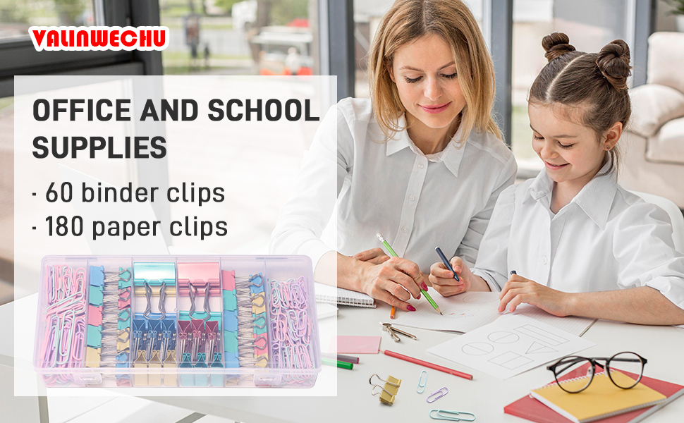 binder & paper clips