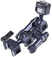 SmallRig Articulating Magic Arm with NATO Clamp and 1/4"-20 Screw (with Retractable Pins), 360 De...