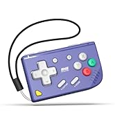 IINE Mini Retro Game Controller, Pocket-Size Wireless Mini Game Controller with Keychain Design, ...