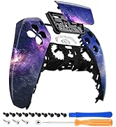 eXtremeRate Nebula Galaxy Touchpad Front Housing Shell Compatible with ps5 Controller BDM-010 BDM...