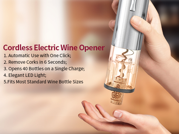 Cordless Electric Wine Opener