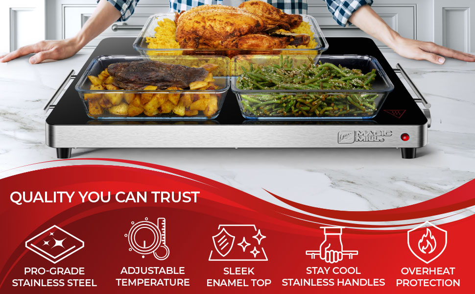 electric warming trays for food food warming tray warming plate electric portable warming tray