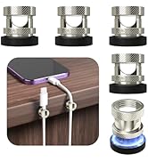 Maveek Magnetic Cable Holder Clips 6 Pack, Stainless Steel Magnet Cord Organizer Adjustable Wire ...